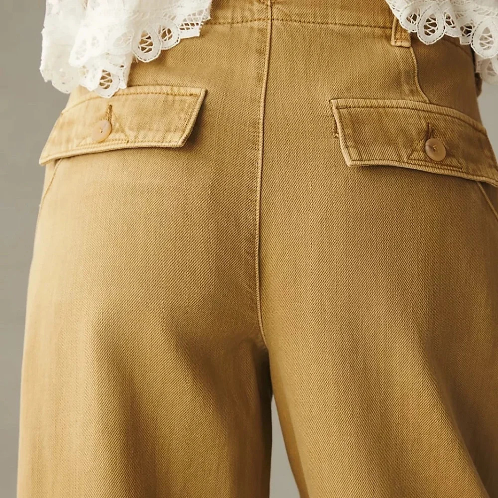 NWT Anthropologie Pilcro Cropped Vintage Chino Pant 32 - Picture 4 of 5